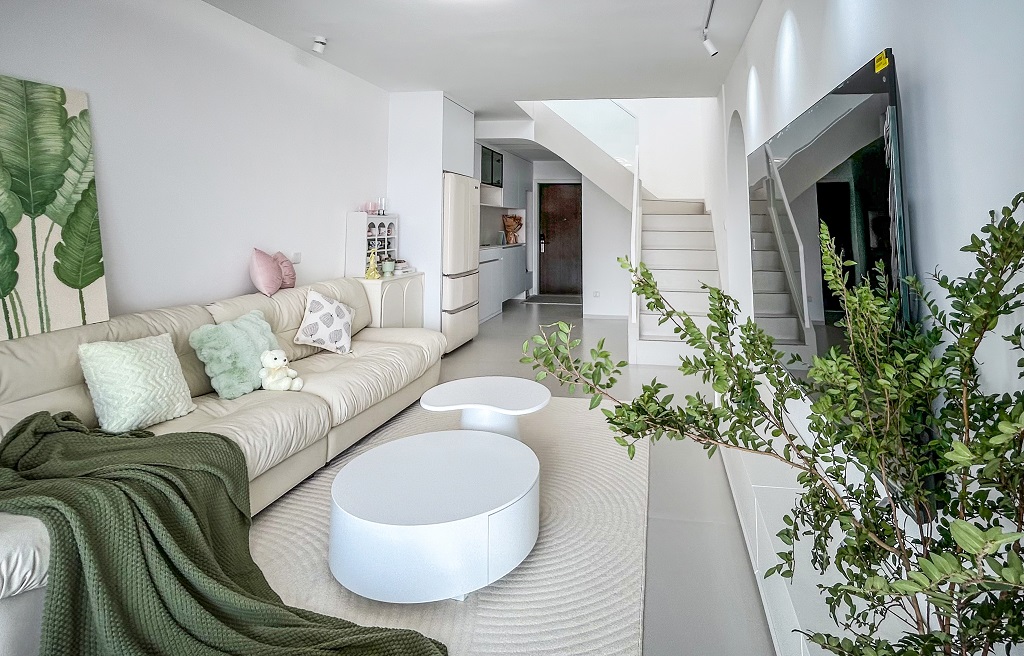 萬(wàn)科金域國(guó)際-118㎡-簡(jiǎn)約奶油